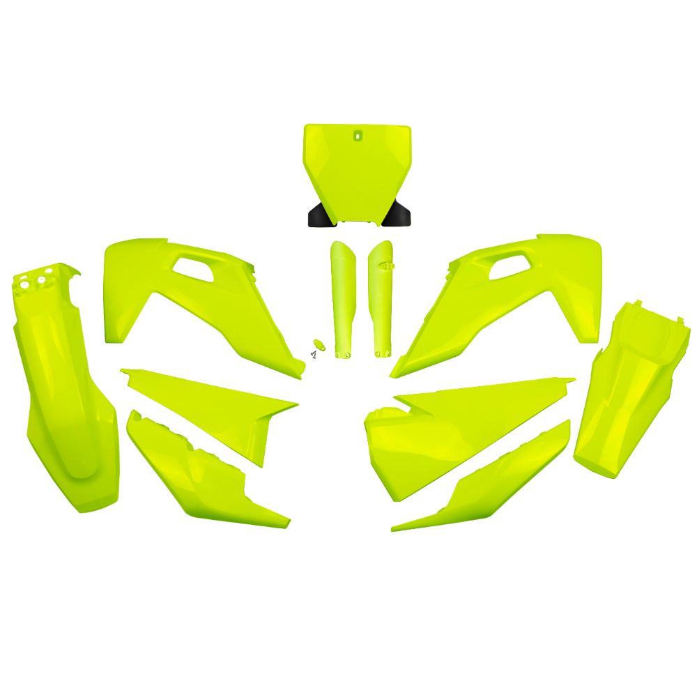 Kit plastiques Husqvarna 250 FC (19-22) - couleur jaune fluo HUKIT622F-DFLU