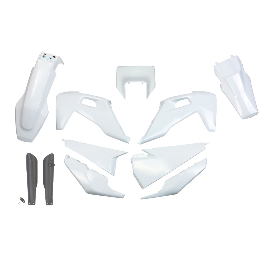 Kit plastiques Husqvarna 250 FE (20-23) - couleur blanc HUKIT623F-999W