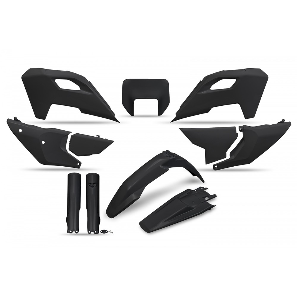 Kit plastiques Husqvarna 250 TE (24-25) - couleur noir HUKIT627F-001