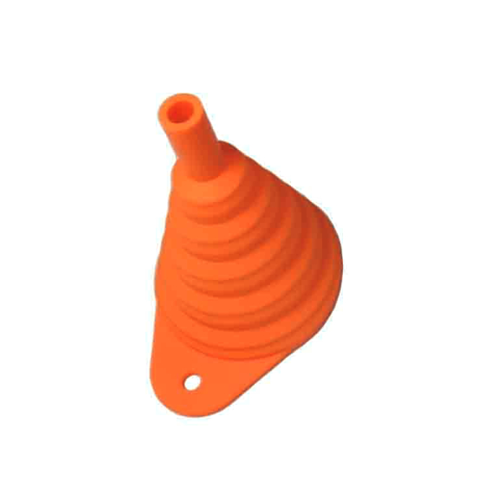 Entonnoir silicone pliable orange