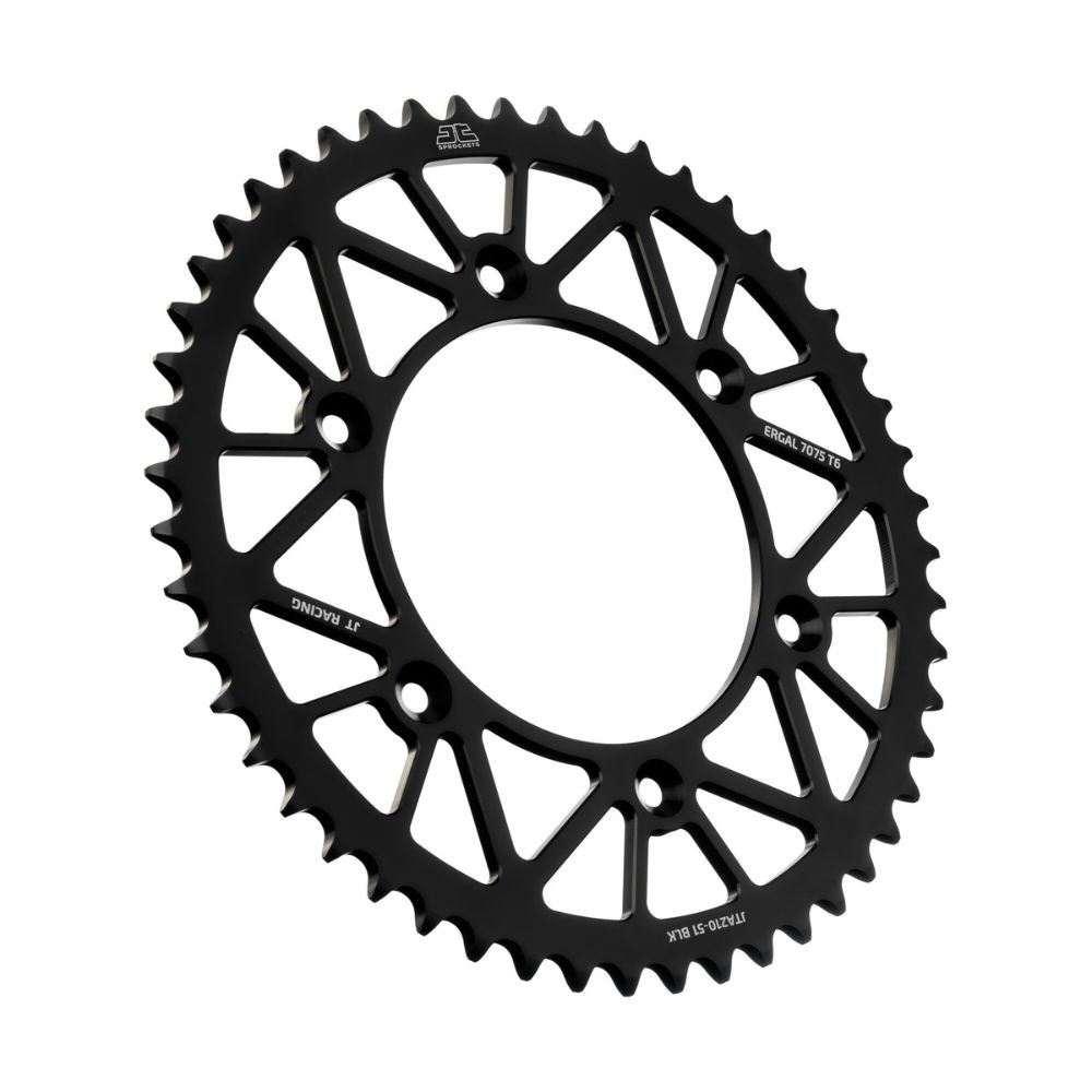 Couronne arrière JT ergal Beta RR 300 (13-25) 51 dents noir JTA210.51BLK