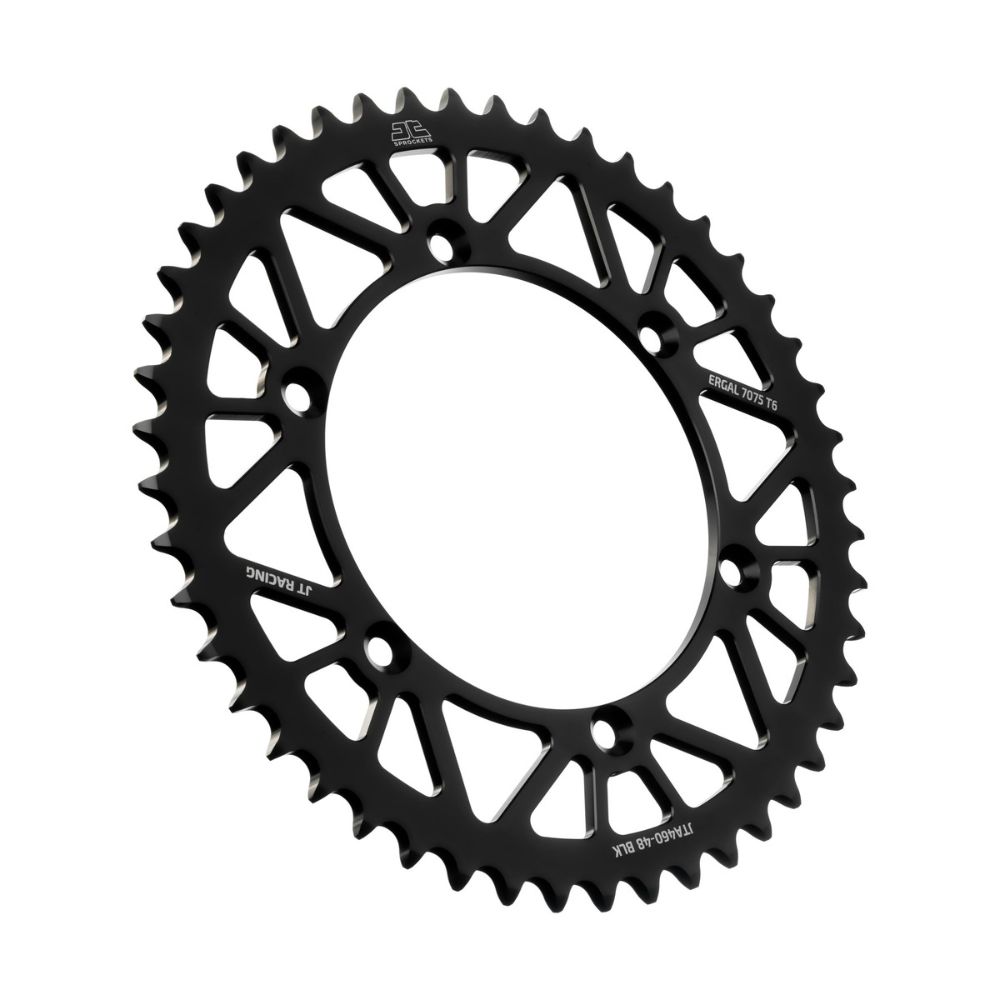 Couronne arrière JT ergal Kawasaki KX 450 F (06-25) 48 dents noir JTA460.48BLK