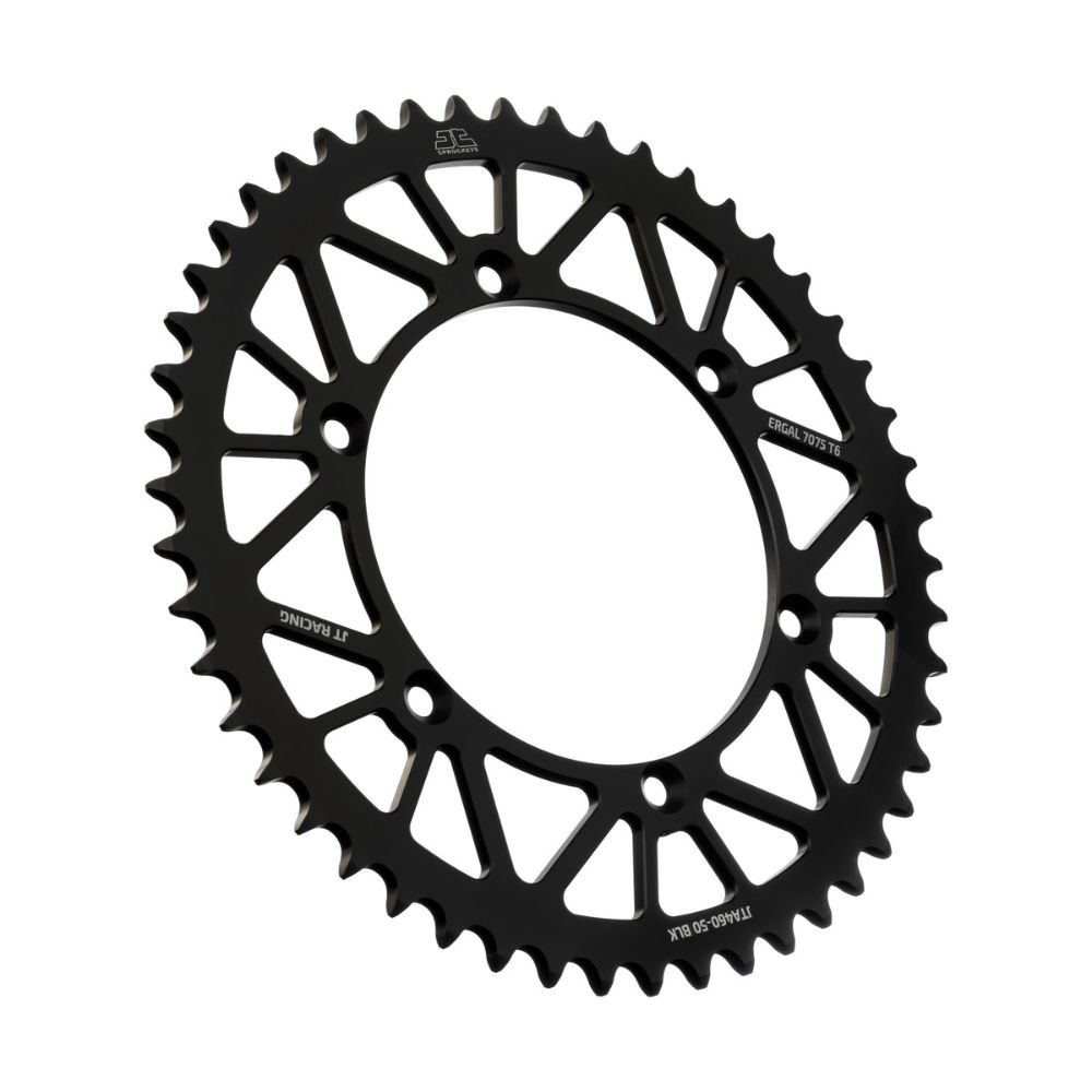 Couronne arrière JT ergal Kawasaki KX 250 F (04-25) 50 dents noir JTA460.50BLK