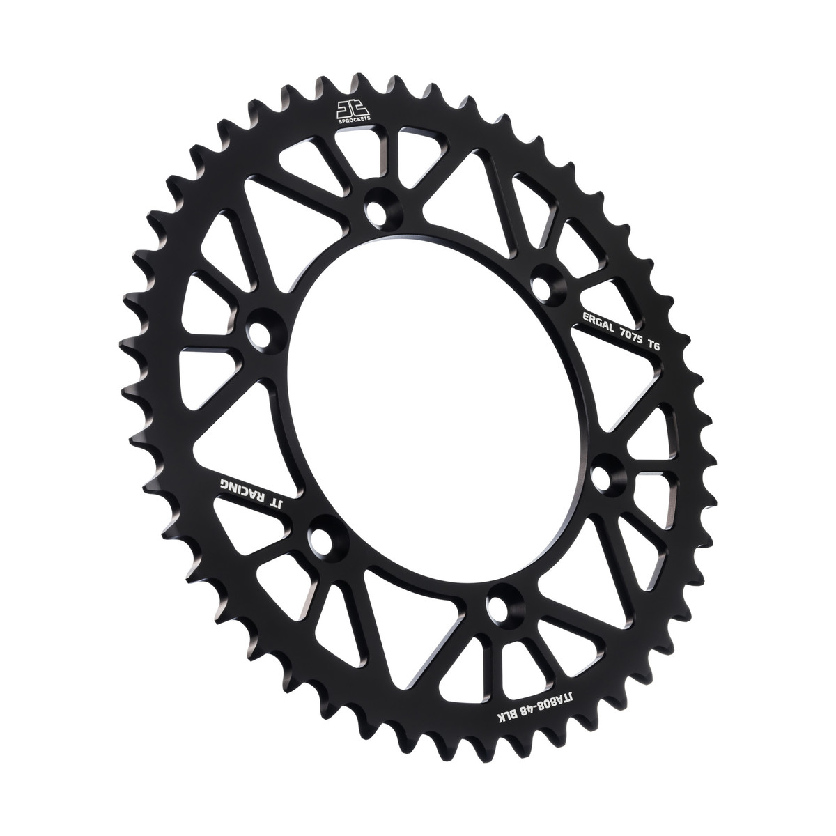 Couronne arrière JT ergal Suzuki RM 250 (89-12) 48 dents noir JTA808.48BLK