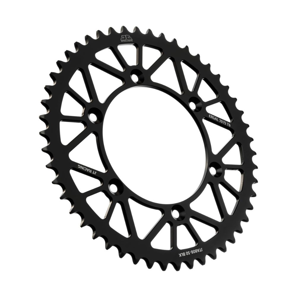Couronne arrière JT ergal Suzuki RMZ 450 (05-25) 50 dents noir JTA808.50BLK