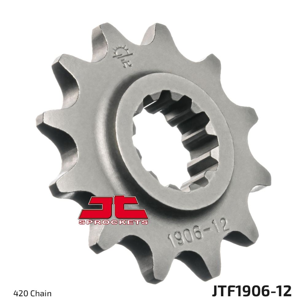 Pignon avant JT Gasgas 65 MC (21-23) 12 dents pas 420 JTF1906.12