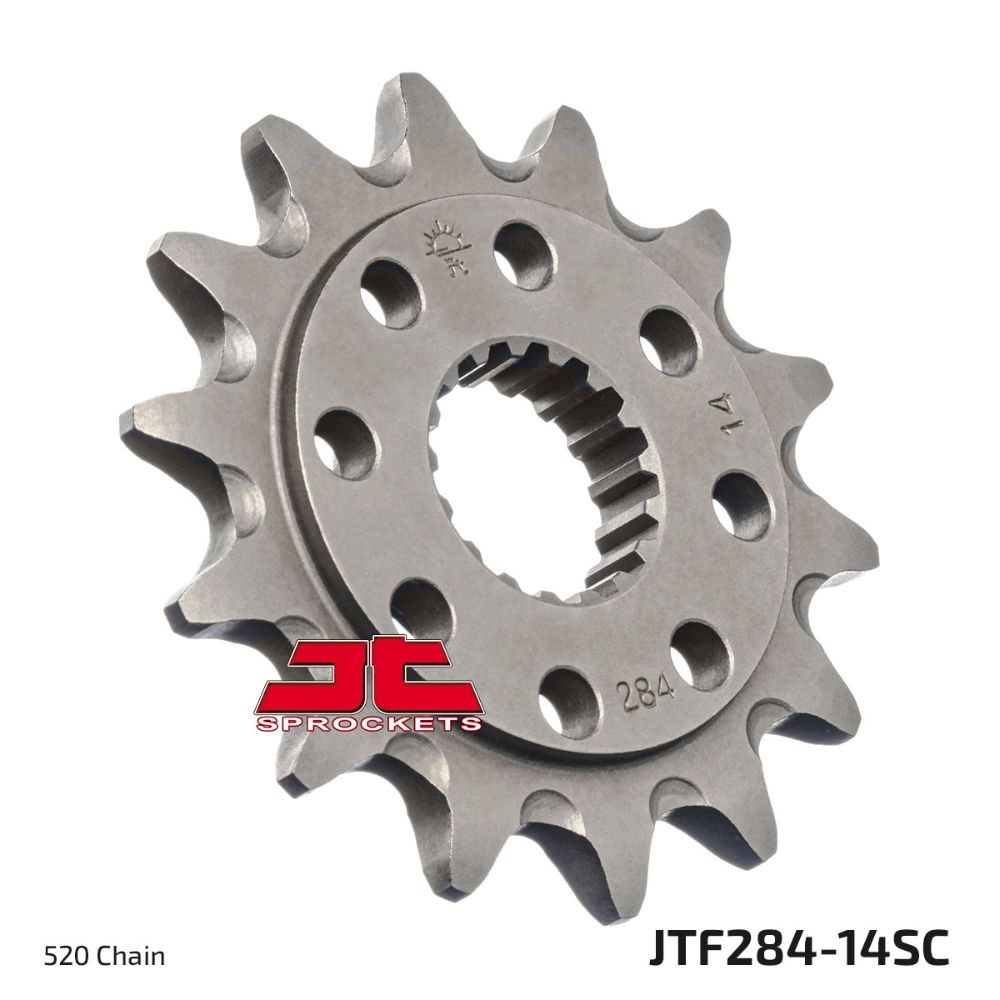 Pignon avant JT Honda CRF 450 X (05-16) 14 dents anti-boue JTF284.14SC