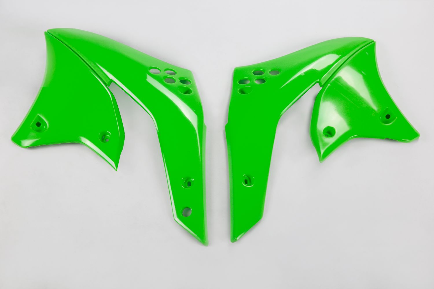 Coques de Radiateur Kawasaki KX 250 F (08) verts* KA03787-026