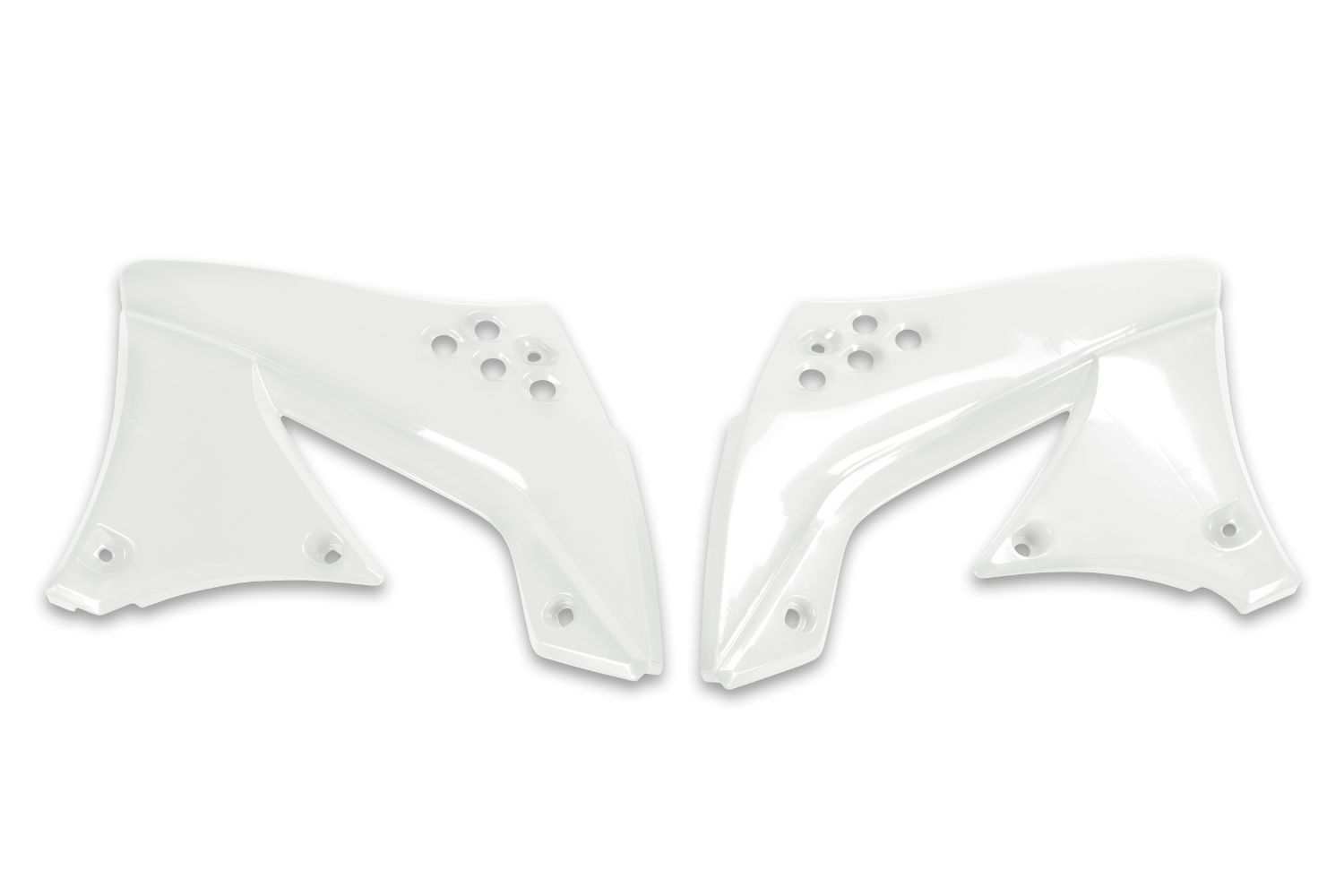 Coques de Radiateur Kawasaki KX 450 F (09-11) blancs KA03799-047