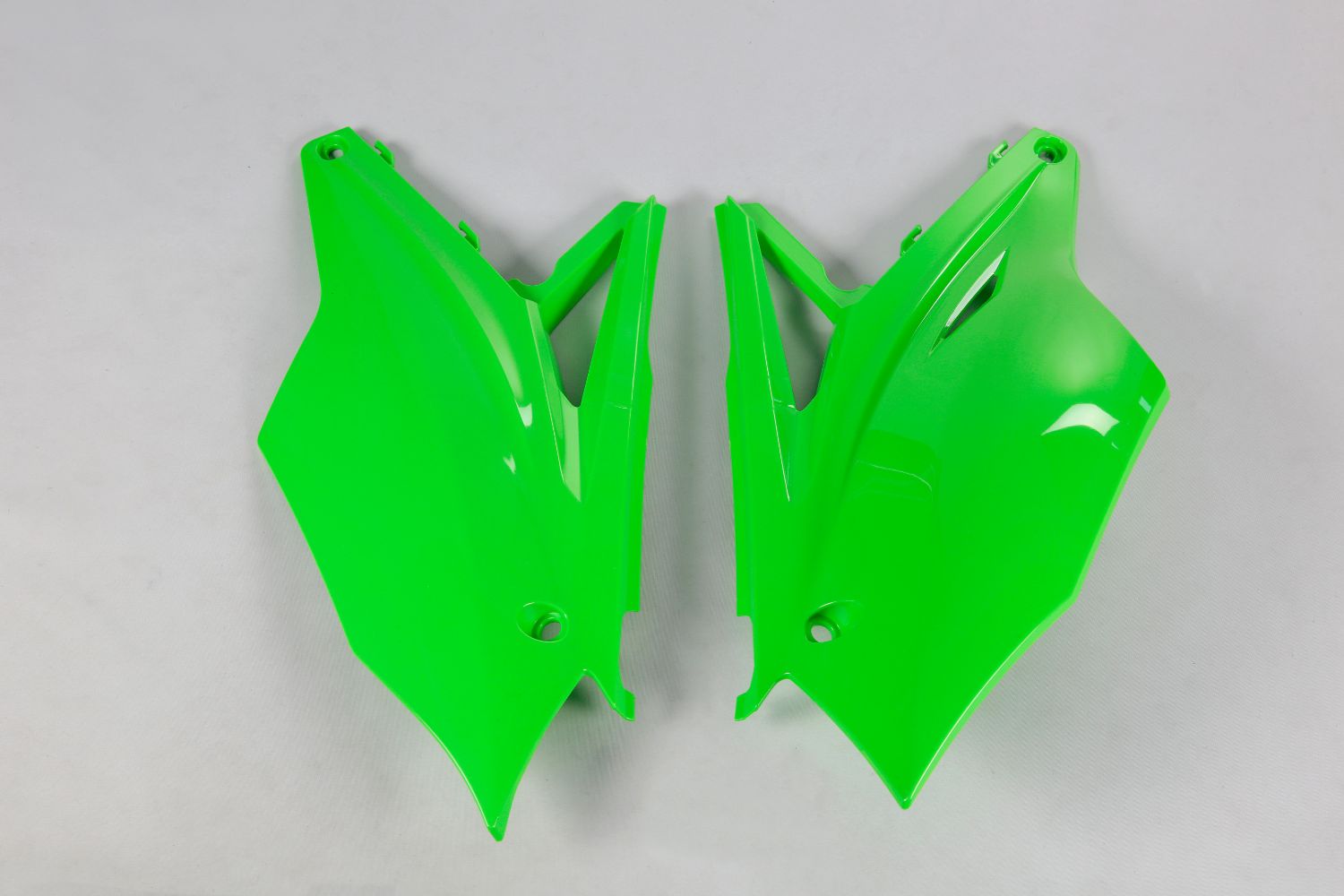 Plaques latérales porte-numéro Kawasaki KX 450 F (16-18) verts KA04737-026