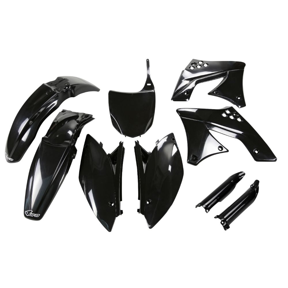 Kit plastiques Kawasaki KX 250 F (09-12) - couleur noir KAKIT212F-001