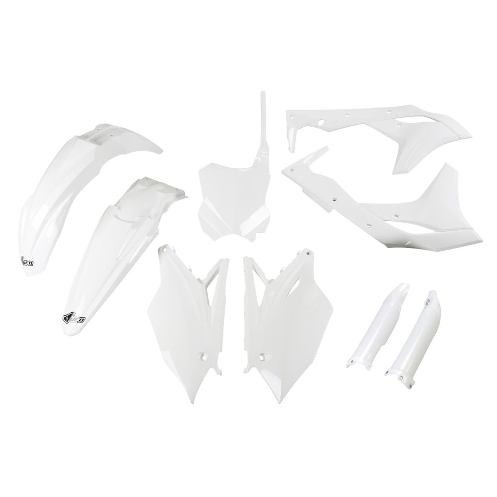 Kit plastiques Kawasaki KX 250 F (17) - couleur blanc KAKIT224F-047