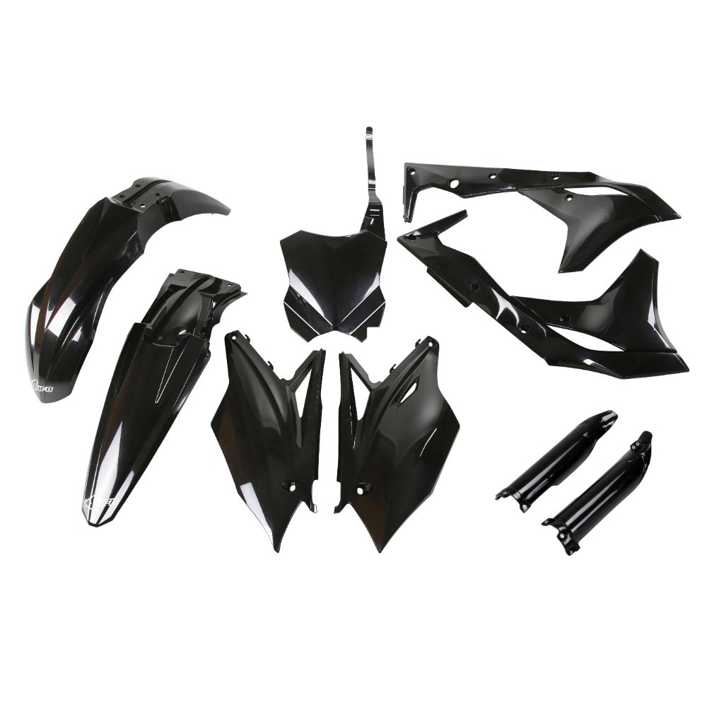 Kit plastiques Kawasaki KX 250 F (18-20) - couleur noir KAKIT225F-001
