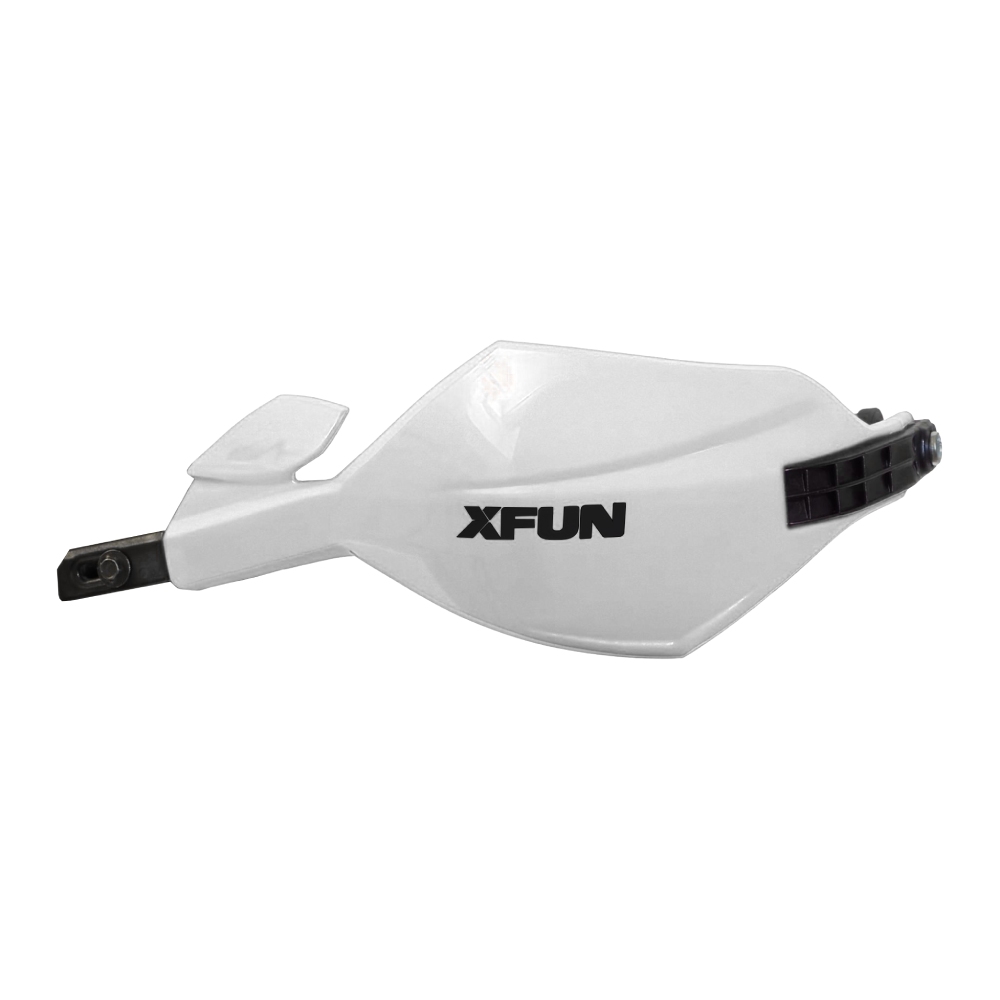 Paire de protège-mains fermés XFun Shield 2.0 pour guidon 28,6 mm blancs