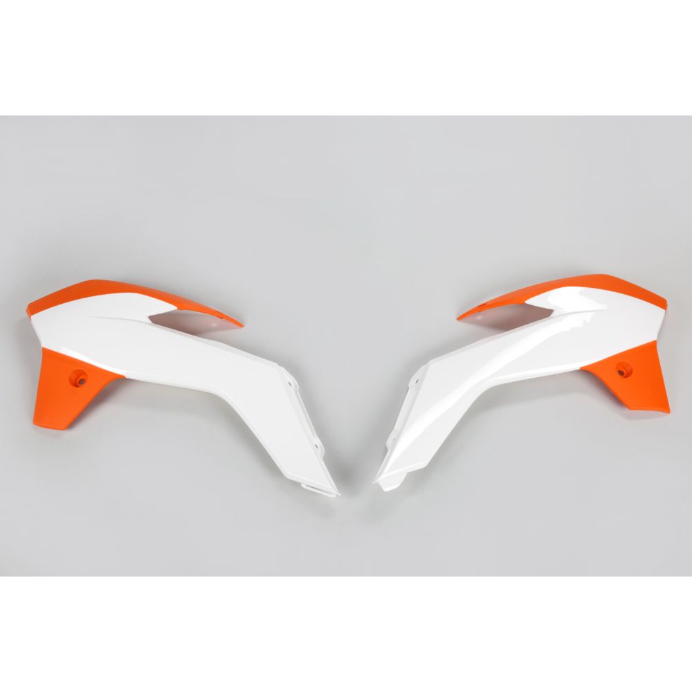 Coques de Radiateur KTM 85 SX (13-17) blancs et orange* KT04042-999W