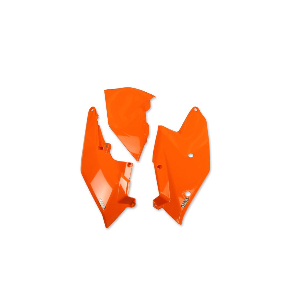 Plaques latérales porte-numéro KTM 450 EXC-F (17-19) orange* KT04062-127