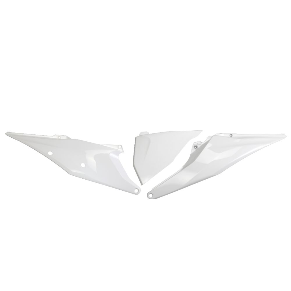 Plaques latérales porte-numéro KTM 250 SX (19) blancs* KT04093-047