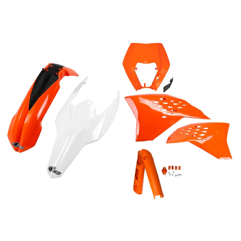 Kit plastiques KTM 200 EXC (11) - couleur OEM KTKIT520F-999W