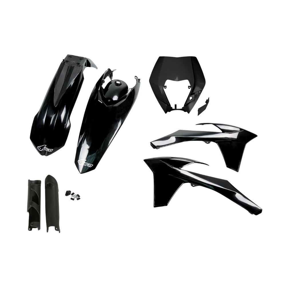 Kit plastiques KTM 300 EXC (12-13) - couleur noir KTKIT521F-001
