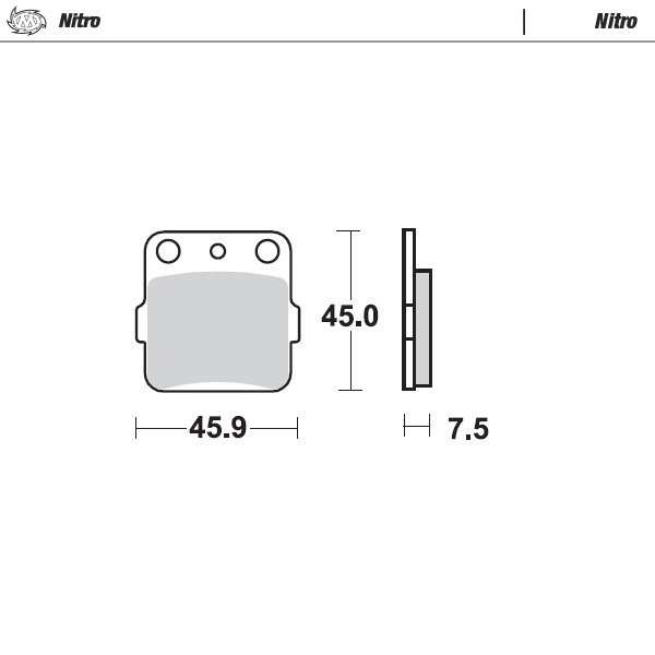 Plaquettes Moto Master Honda CR 85 (03-07) avant nitro MM-091021
