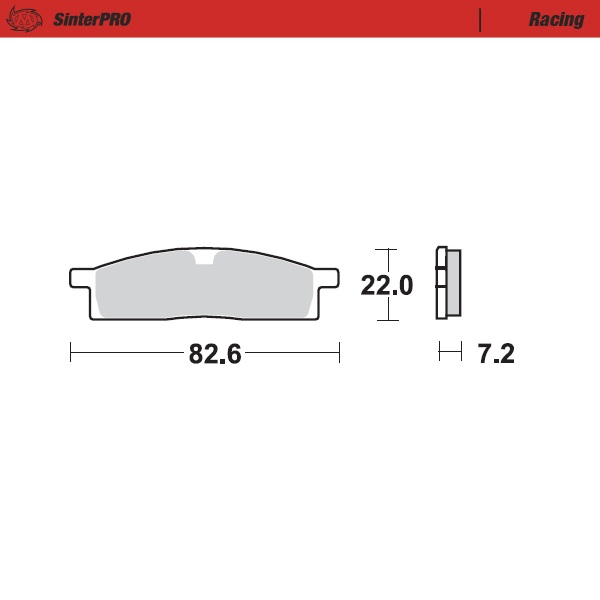 Plaquettes Moto Master Yamaha YZ 85 (02-25) avant racing MM-091211