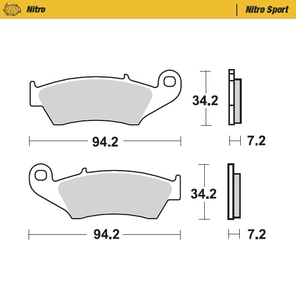 Plaquettes Moto Master Beta RR 350 (11-25) avant nitro MM-093422