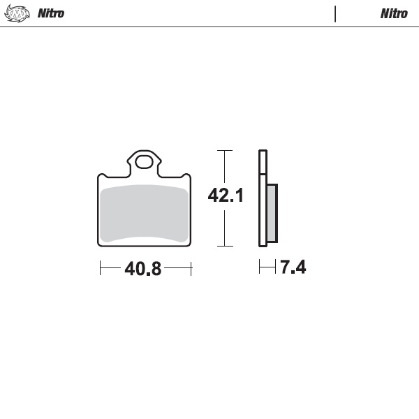 Plaquettes Moto Master KTM 85 SX (11-20) arrière nitro MM-096721