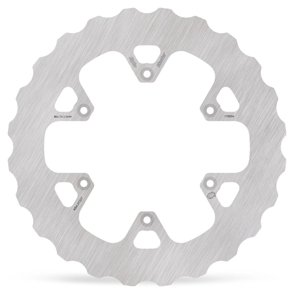 Disque de frein Moto Master Nitro Beta RR 200 (19-25) arrière plein MM-110694
