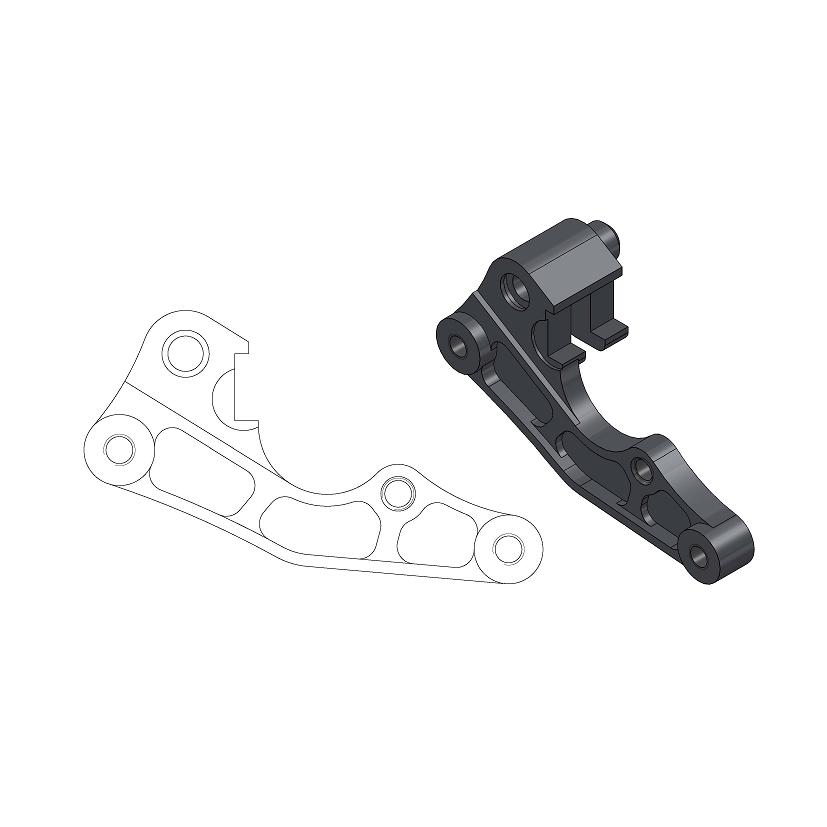 Entretoise Suzuki RM 250 (96-12) avant 270 mm - Moto Master MM-211047