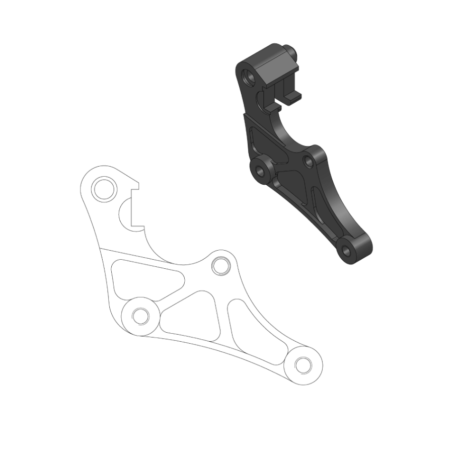 Entretoise Fantic 300 XE (24-25) avant 320 mm - Moto Master MM-211074