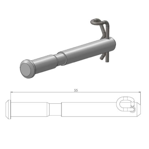 Axe d’étrier de frein Husqvarna 300 TE (18-21) arrière Moto Master MM-213066