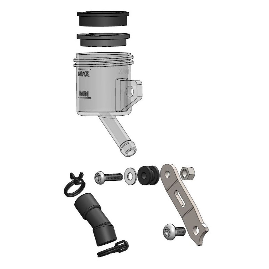 Kit Réservoir pour Maître-Cylindre de Frein Radial Moto Master RMC-R