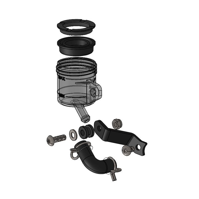 Kit Réservoir pour Maître-Cylindre de Frein Radial Moto Master RMC
