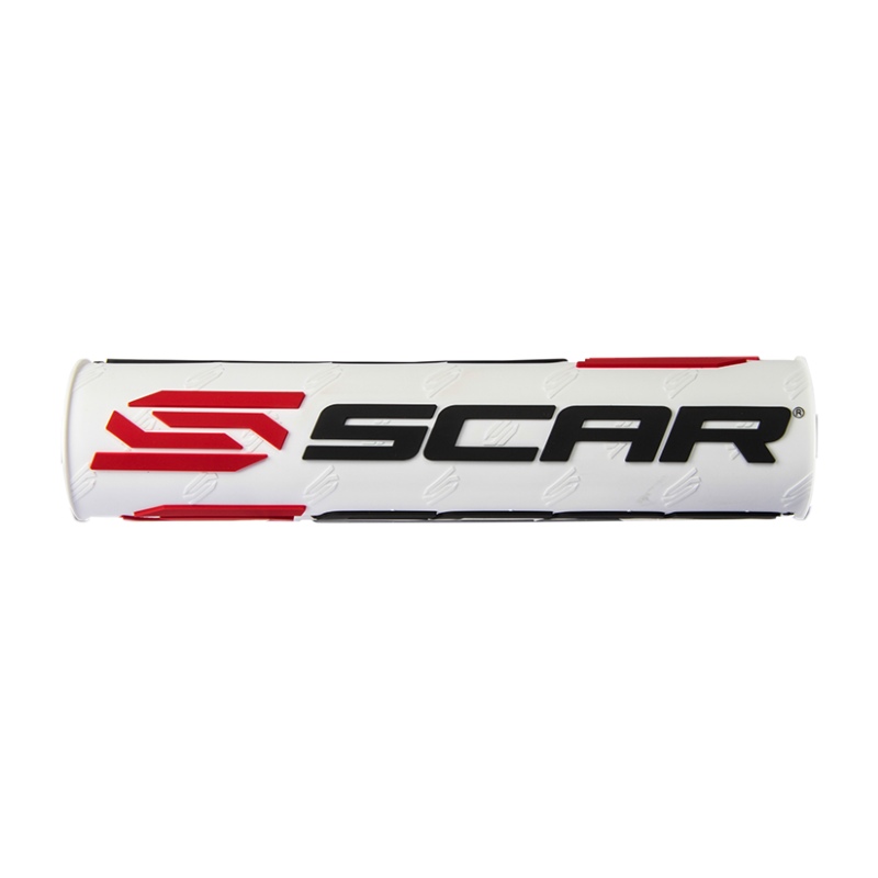 Mousse de guidon Scar blanc et noir - Guidon avec barre transversale