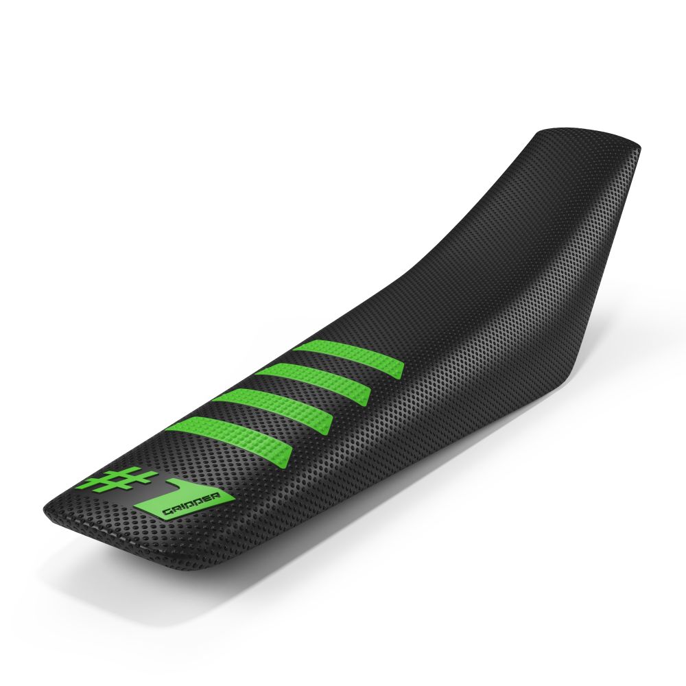 Housse de selle universelle Onegripper - Ribbed noir et vert