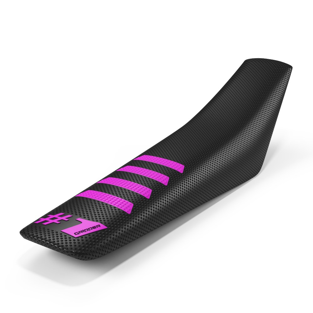 Housse de selle universelle Onegripper - Ribbed noir et rosa OSC02-BLPK