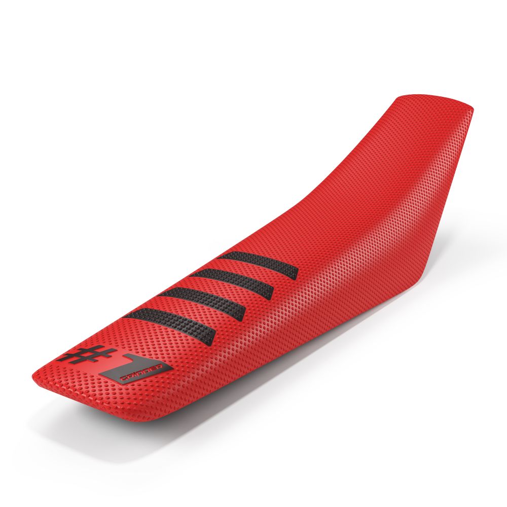 Housse de selle universelle Onegripper - Ribbed rouge et noir