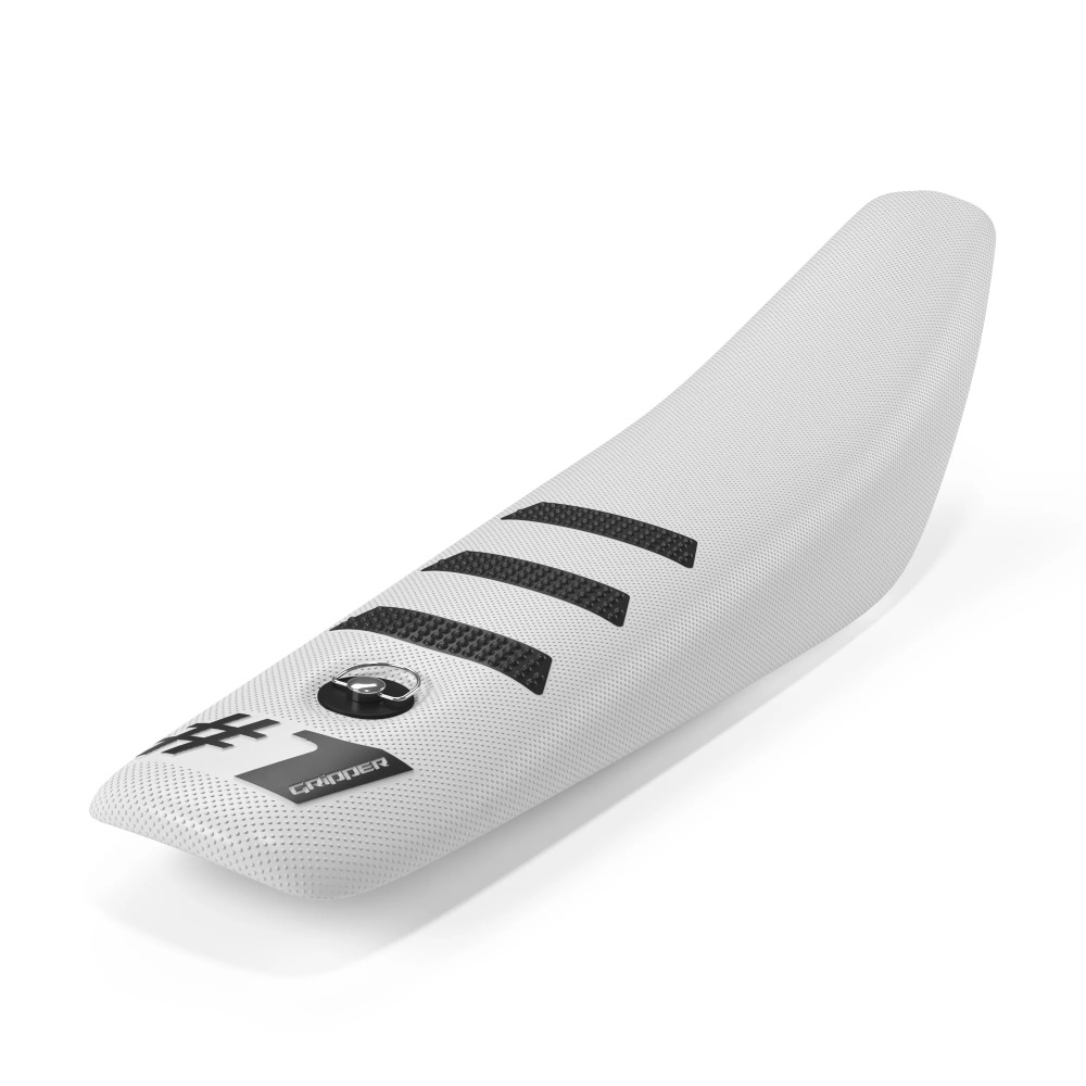 Housse de selle universelle Onegripper - Mini Light Rib blanc et noir
