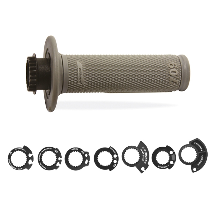 Paire de poignées Lock-On Pro Grip 709 - gris