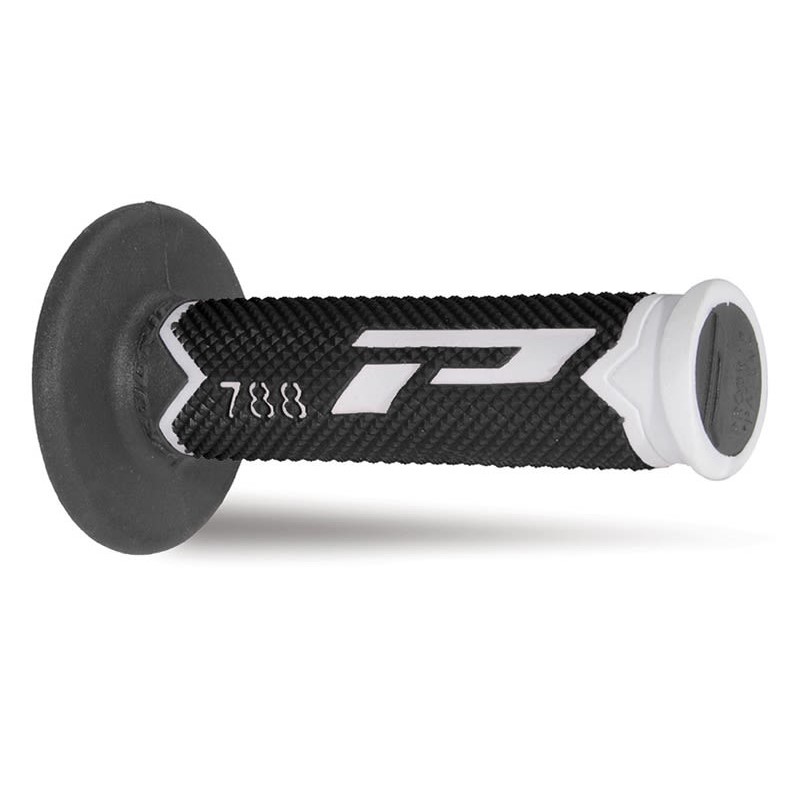 Paire de poignées off-road Pro Grip 788 - blanc noir titanio