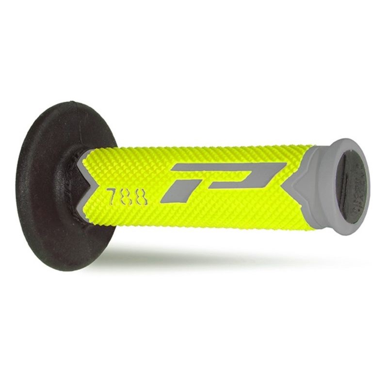 Paire de poignées off-road Pro Grip 788 - gris jaune fluo noir
