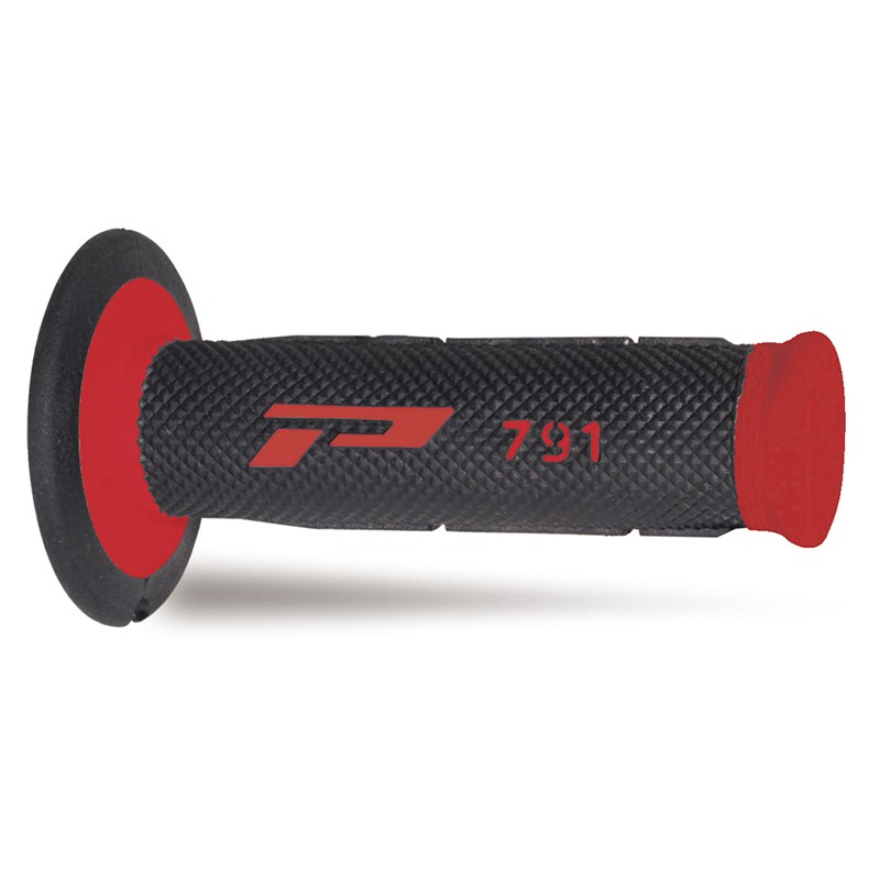 Paire de poignées off-road Pro Grip 791 - rouge noir