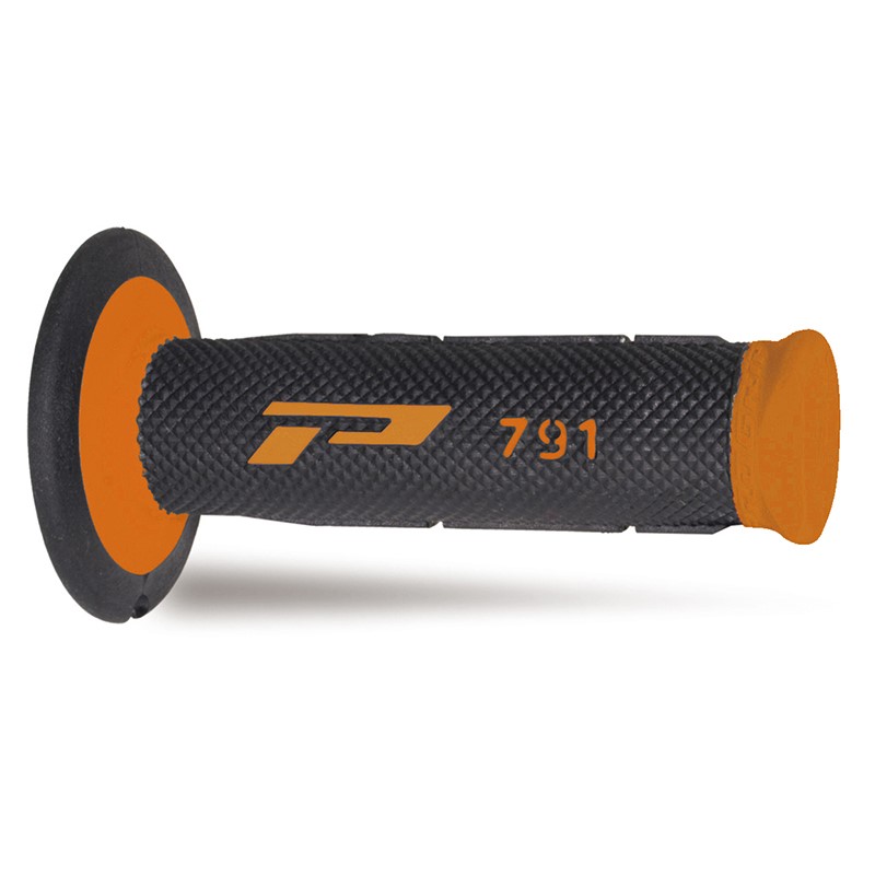 Paire de poignées off-road Pro Grip 791 - orange noir