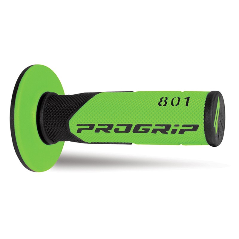 Paire de poignées off-road Pro Grip 801 - noir vert