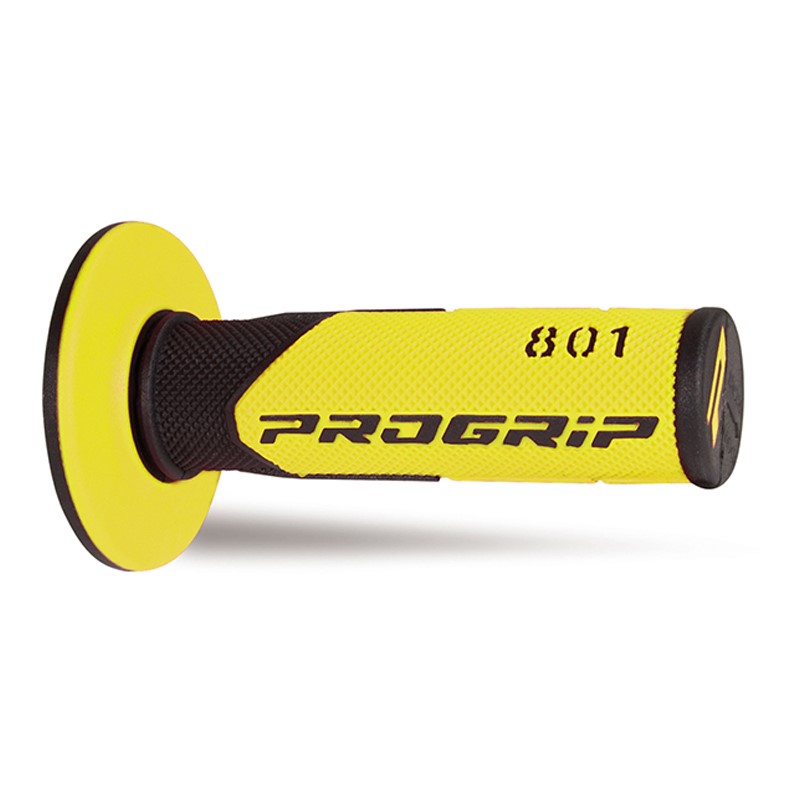 Paire de poignées off-road Pro Grip 801 - noir jaune