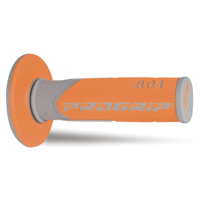 Paire de poignées off-road Pro Grip 801 - gris orange