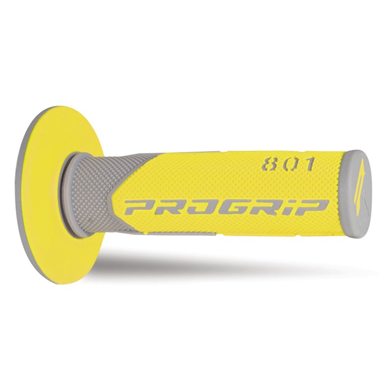 Paire de poignées off-road Pro Grip 801 - gris jaune