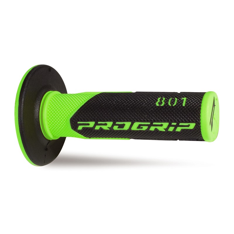 Paire de poignées off-road Pro Grip 801 - vert fluo noir