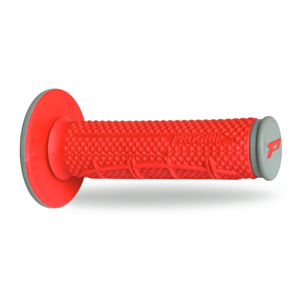 Paire de poignées off-road Pro Grip 802 - gris rouge