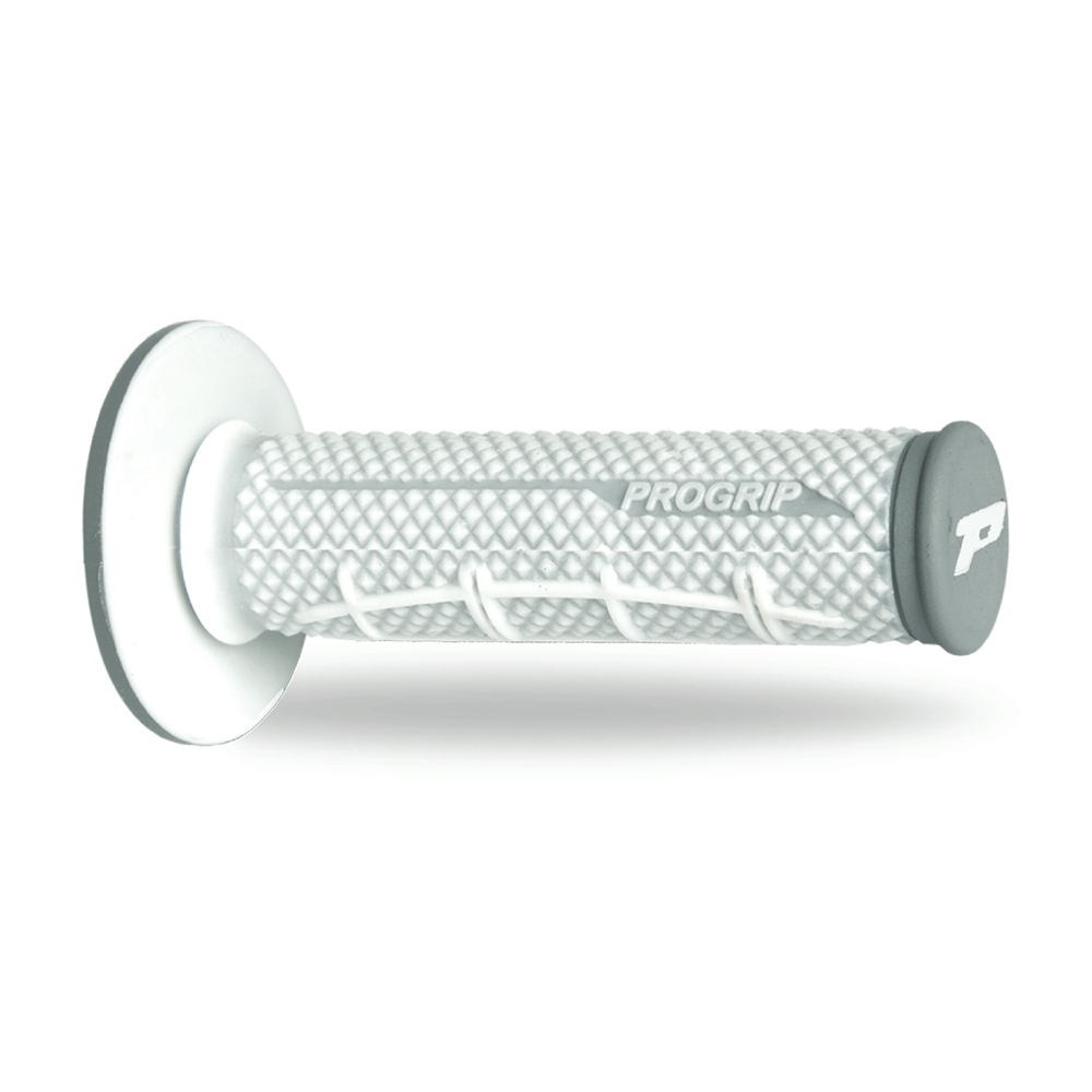 Paire de poignées off-road Pro Grip 802 - gris blanc